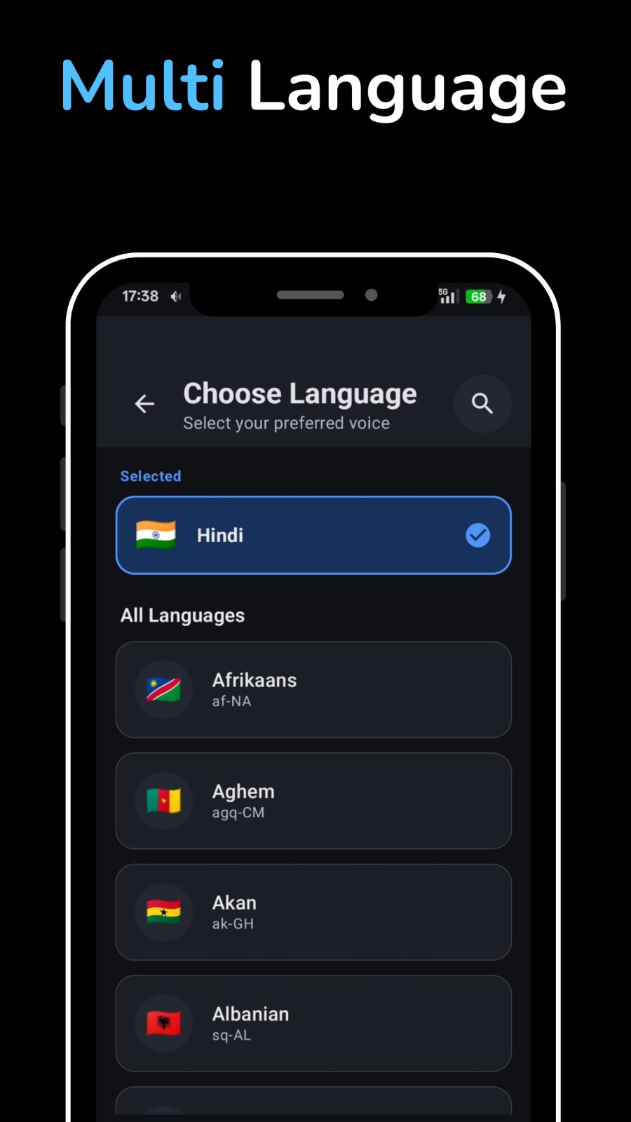 Multi Language screenshot